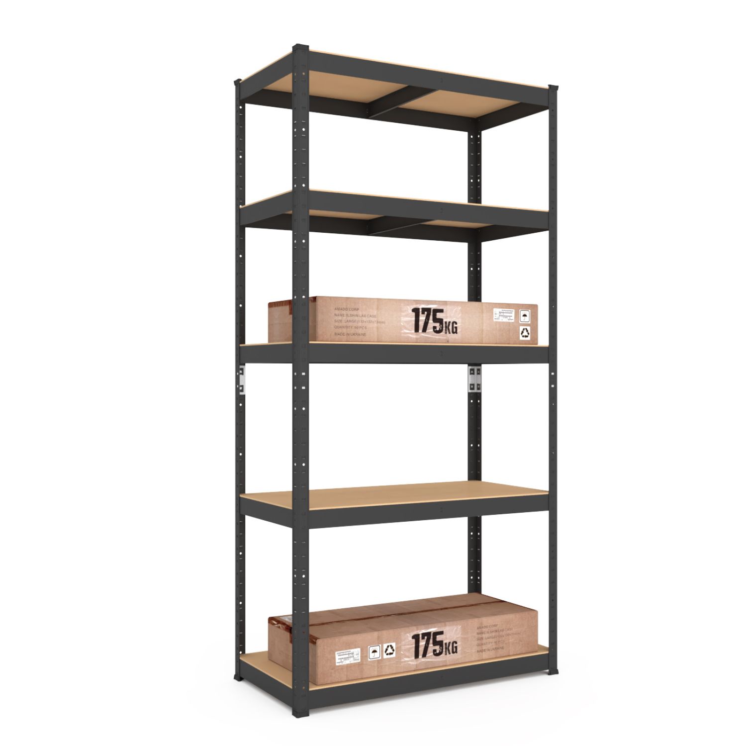 Стеллаж Бюждет Черный